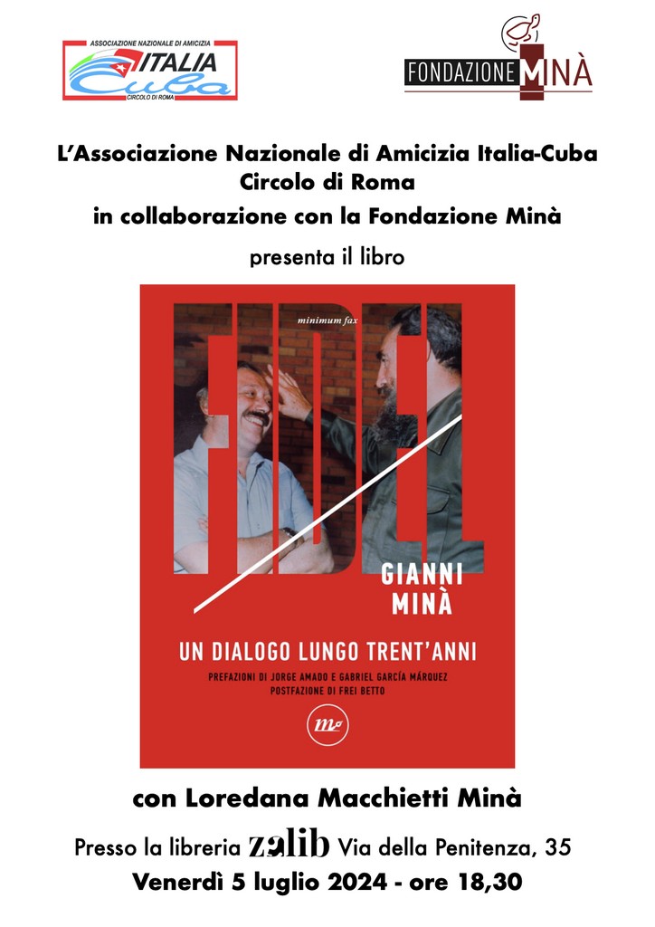 05/07/2024 - Presentazione del libro "Fidel. Un dialogo lungo trent'anni"