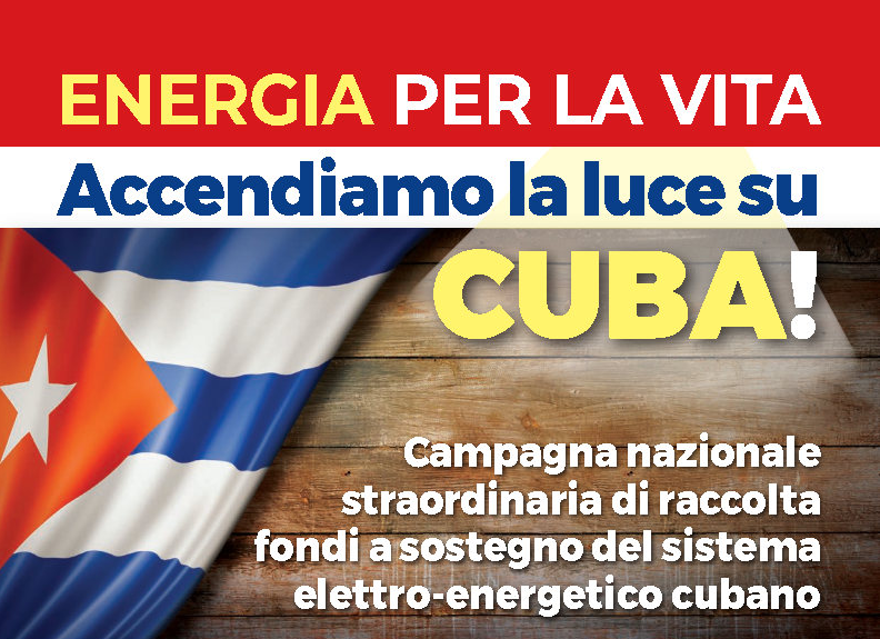 Raccolta fondi energia per la vita - banner In primo piano