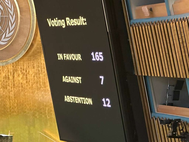 33^ voto ONU contro il blocco