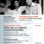 25/03/2026 - Con il cinema e il popolo cubano