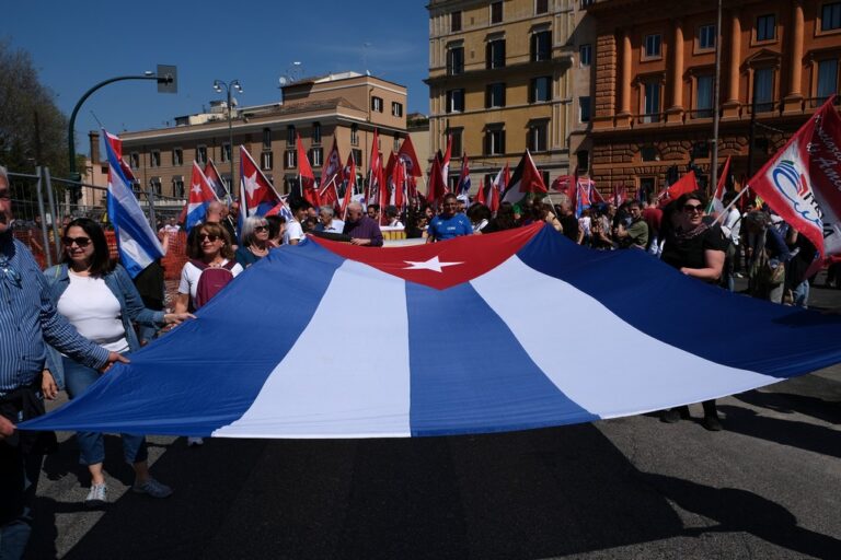 11/04/2026 - Manifestazione nazionale contro il blocco a Cuba