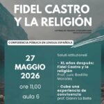 27/05/2026 - Conferenza "Fidel Castro y la religion"