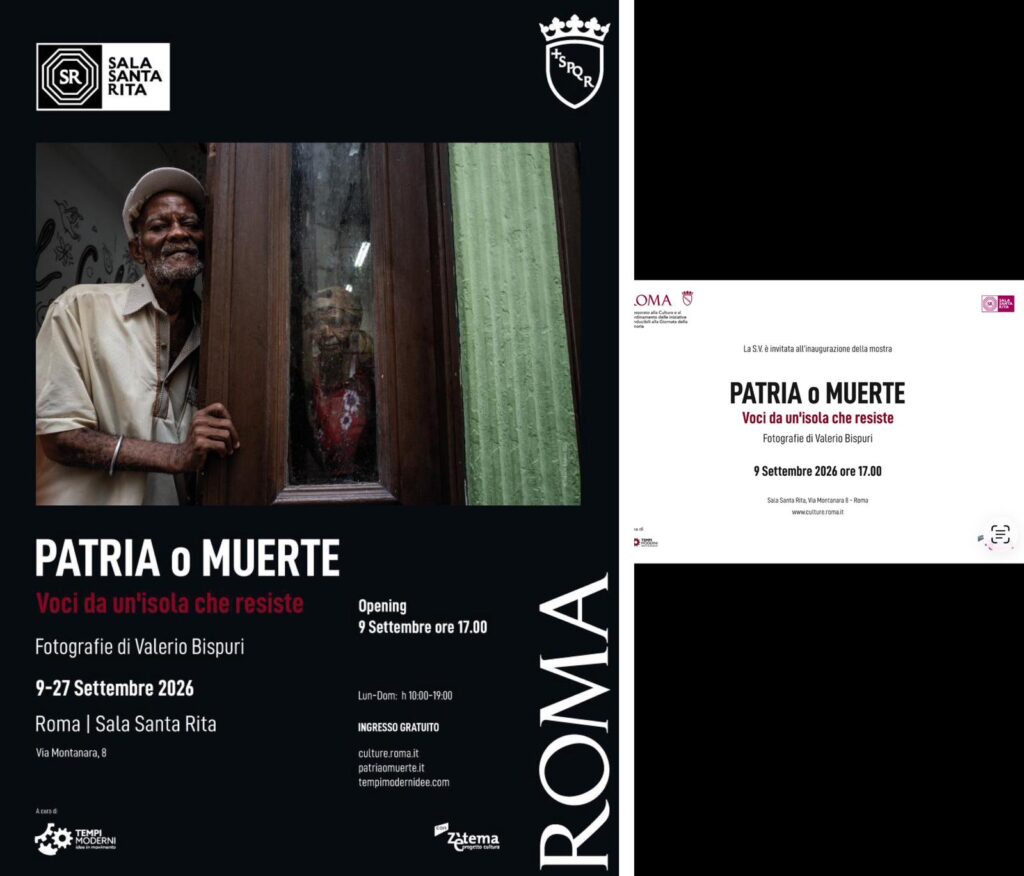 09/09/2026 - Mostra fotografica "Patria o muerte"