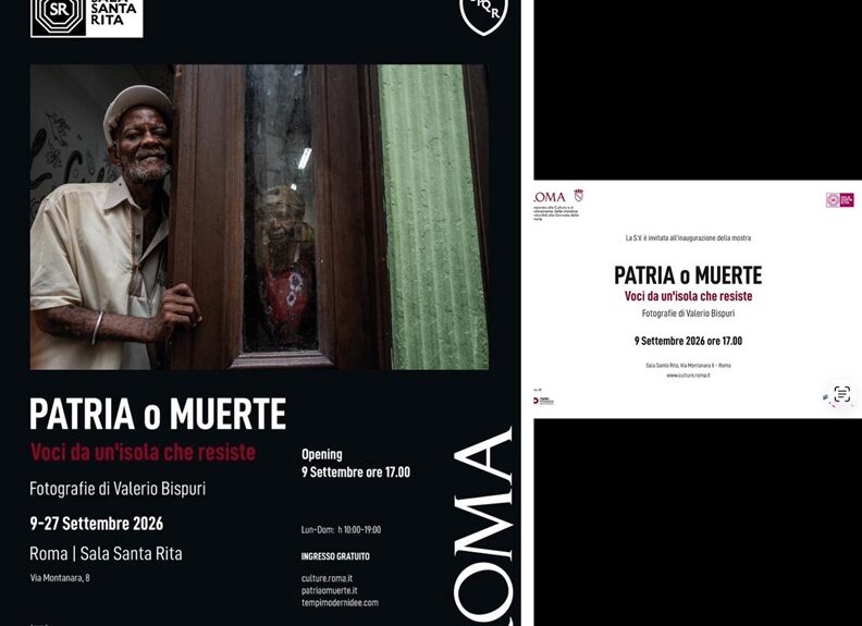 09/09/2026 - Mostra fotografica "Patria o muerte"